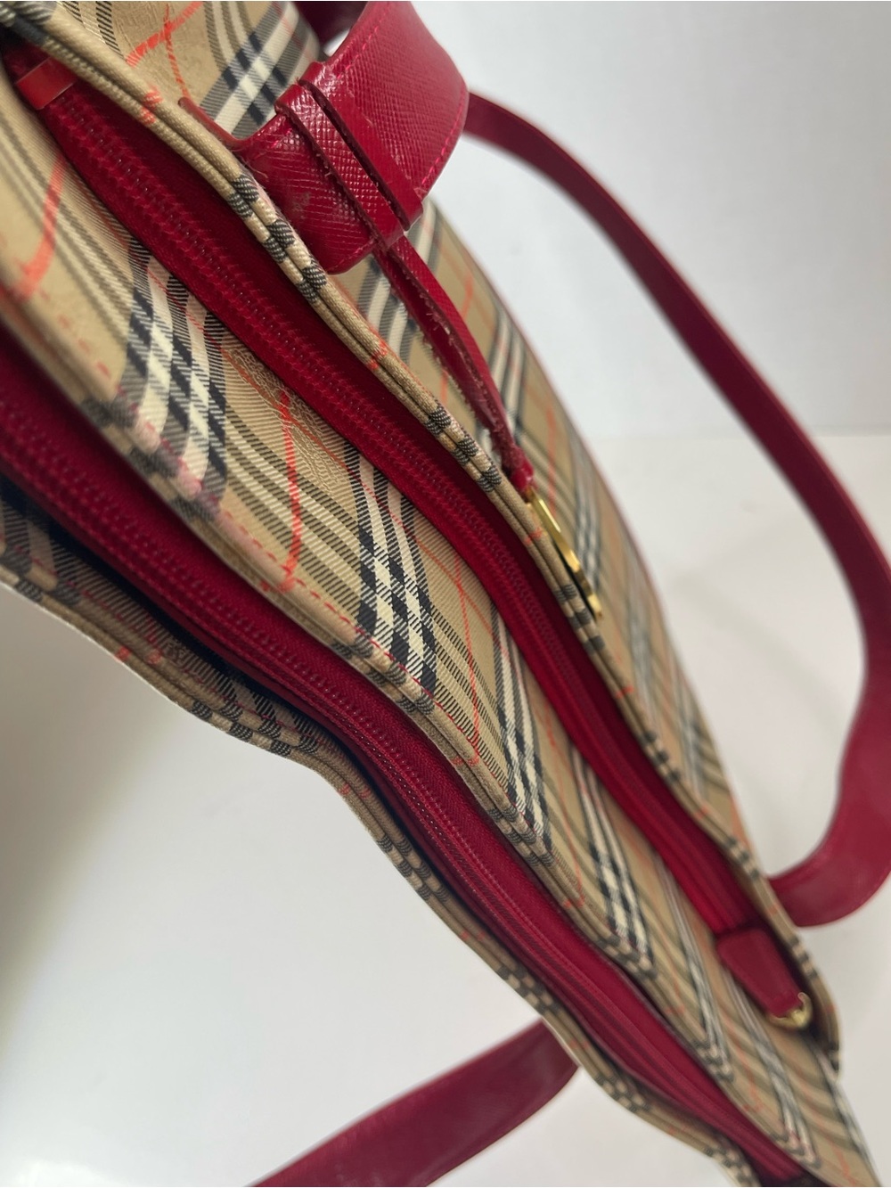 Burberry Haymarket Check tote bag - Picture 9 of 16